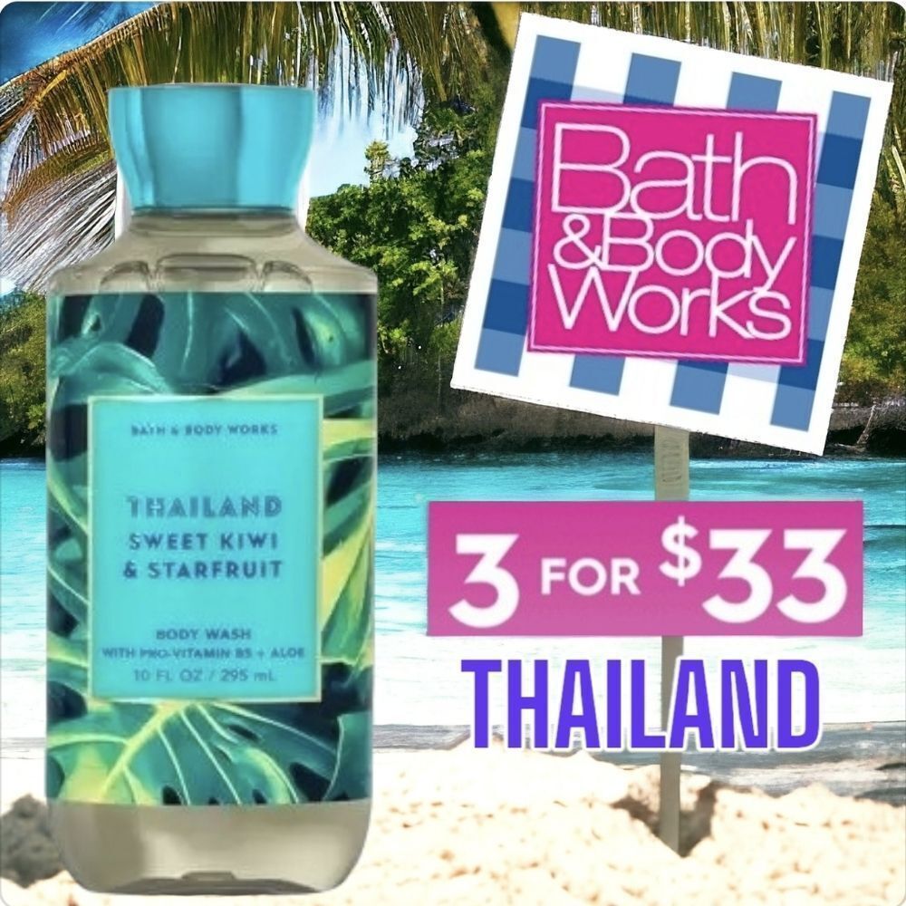 Bath and Body Works Body Wash- sweet kiwi and starfruit - Thailand